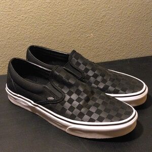 Vans slip-on checkerboard black